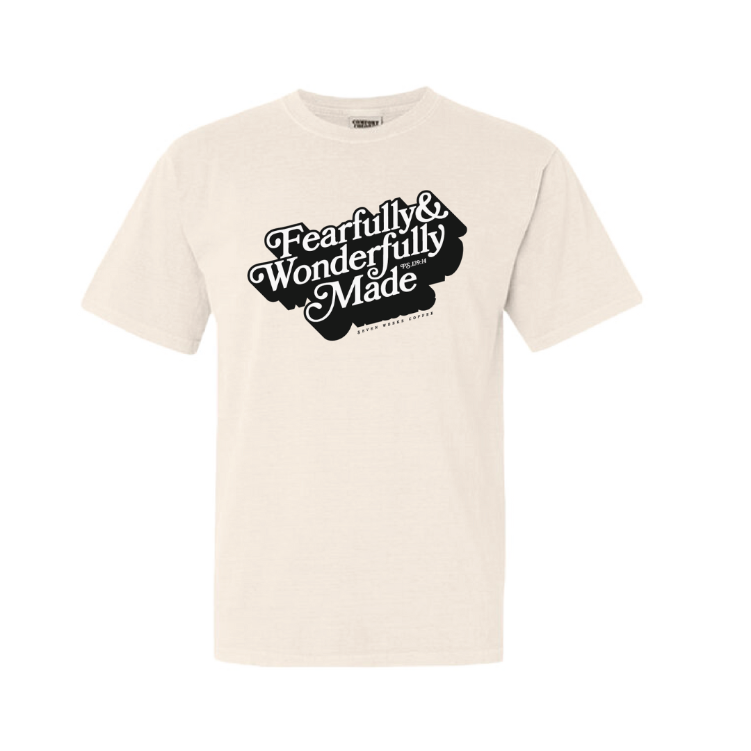 Fearfully & Wonderfully Made Tee - Ivory