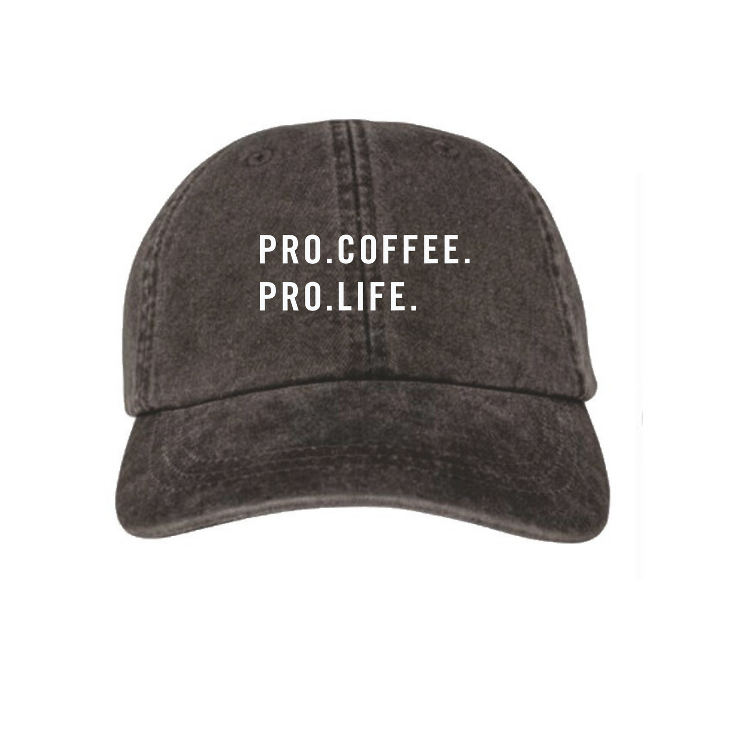 Pro-Coffee Pro-Life Hat - Black
