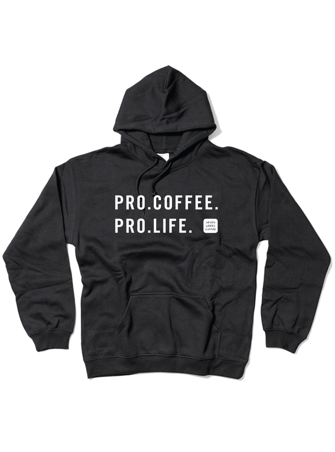 Pro-Coffee Pro-Life Hoodie - Black