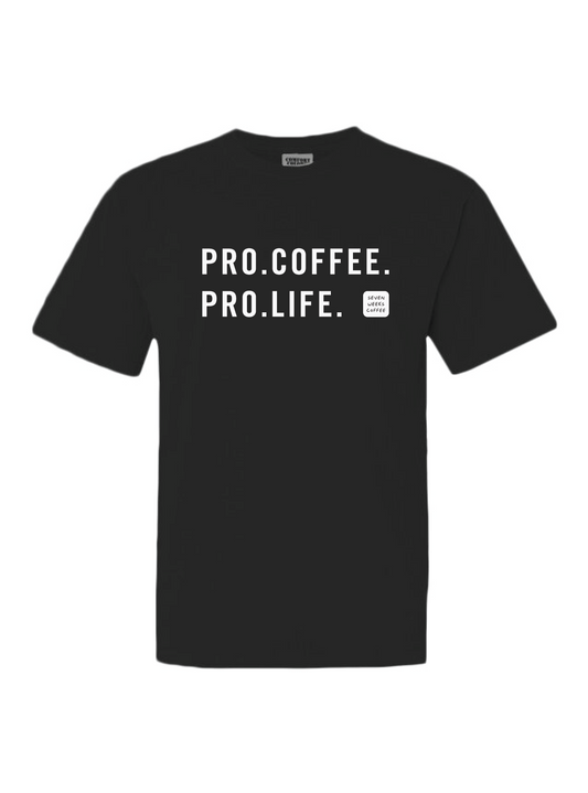 Pro-Coffee Pro-Life Tee - Black