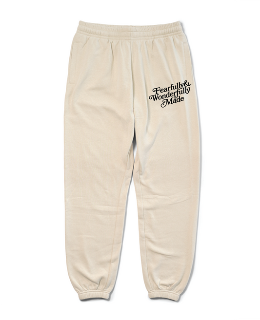 Fearfully & Wonderfully Made Joggers - Sand