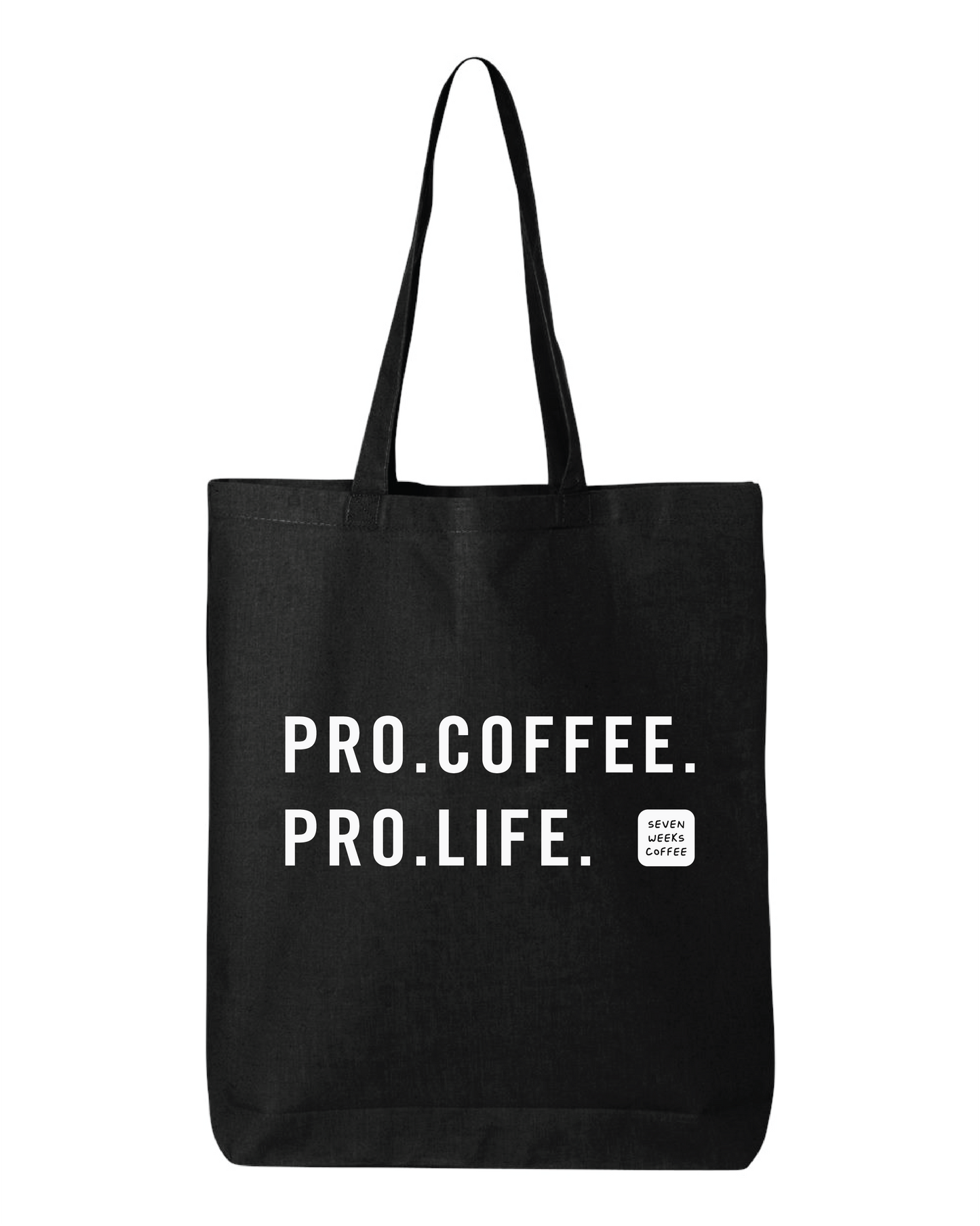 Pro-Coffee Pro-Life Tote - Black